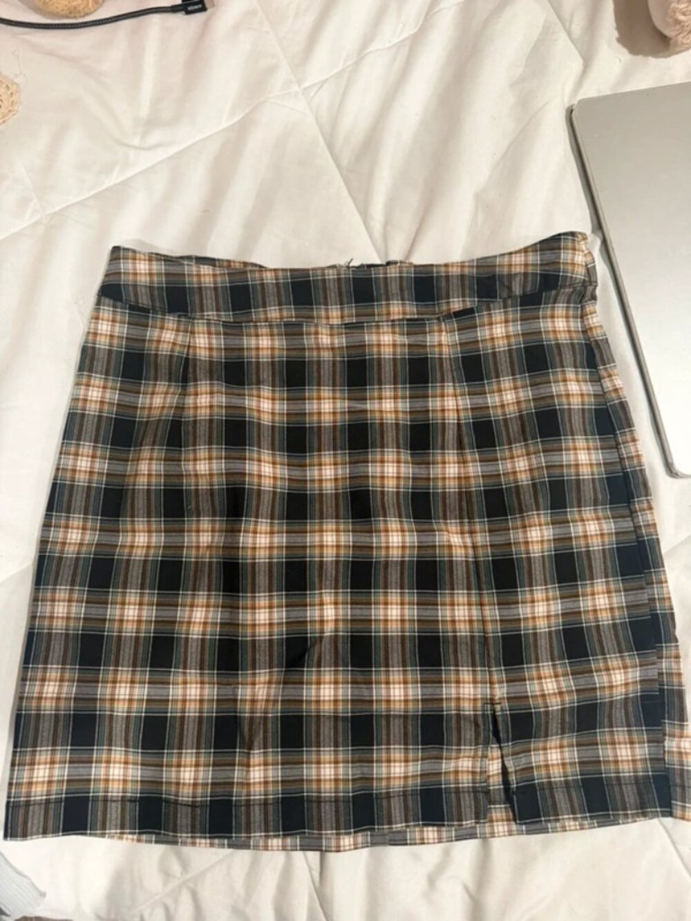 Garage Plaid Skirt